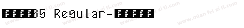 汉仪大黑B5 Regular字体转换